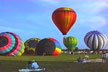 picture of hot air balloons at the Poteet Strawberry Festival