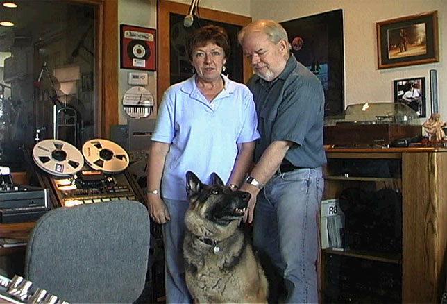 Bach, Chris & martin in studio