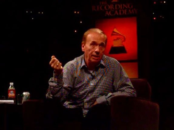 Geoff Emerick Beatles engineer at Austin City Limits meeting with Texas NARAS members