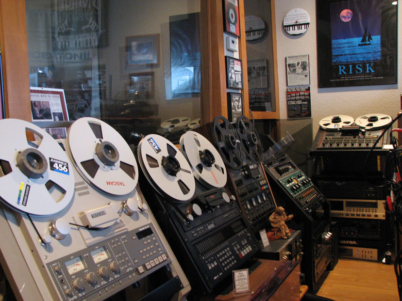 phantom's vintage reel to reel tape recorder collection