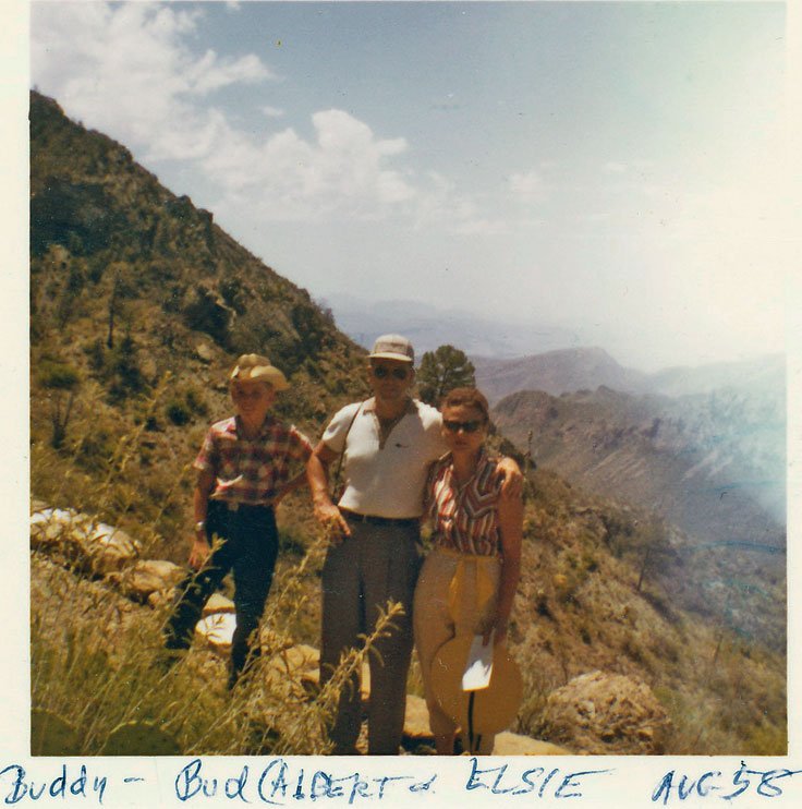 1958 Big Bend National Park - Buddy, Bud & Elsie