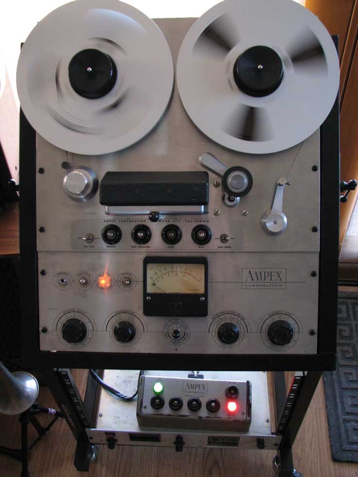 Ampex 351 in Phantom Productions' vintage recording collection