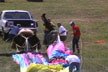 picture of hot air balloons at the Poteet Strawberry Festival