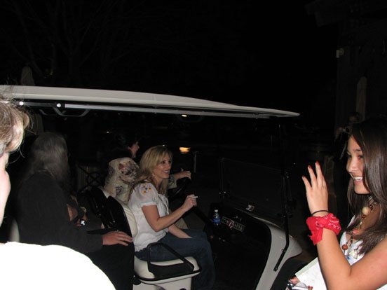 Lee Ann Womack arriving to perform at the Hyatt Lost Pines