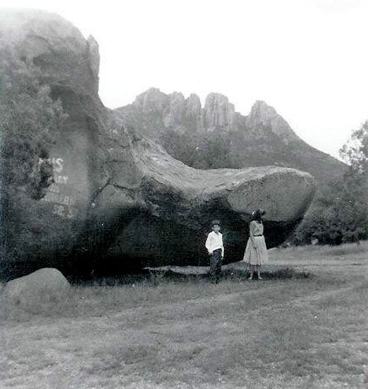 Martin and peggy Sawtooth mountain 1954