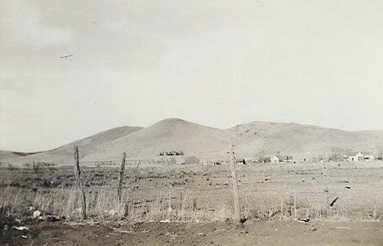 Looking East from Theophilus' First home in Alpine