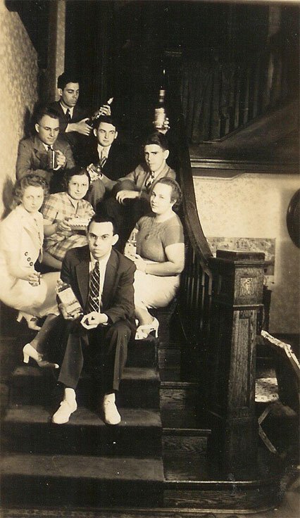 Dad's college days Muskingum College