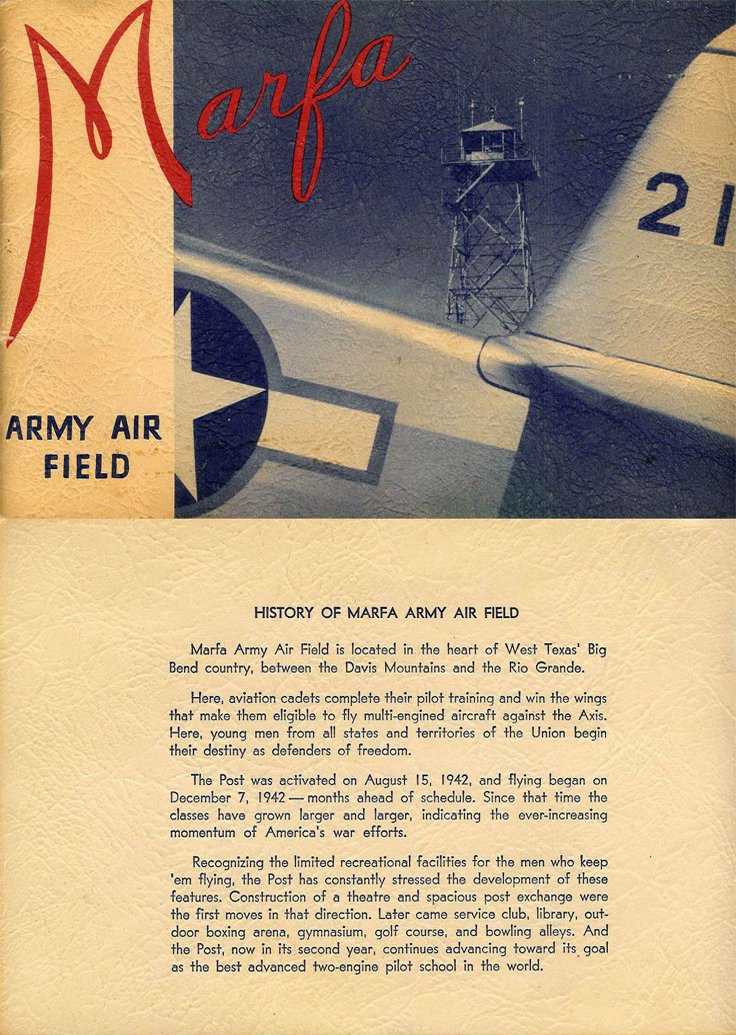 picture from Marfa Army Air Field 1944