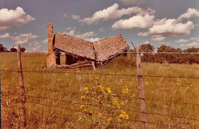 Old house West Texas 1970's