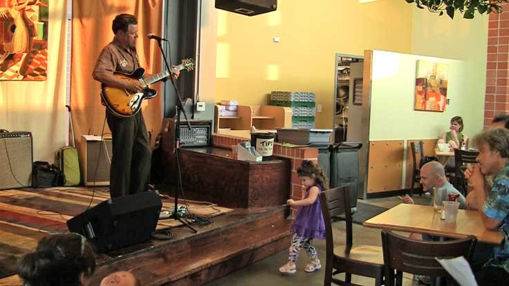 James Hinkle and his band played Central Market South in Austin on May 28, 2010