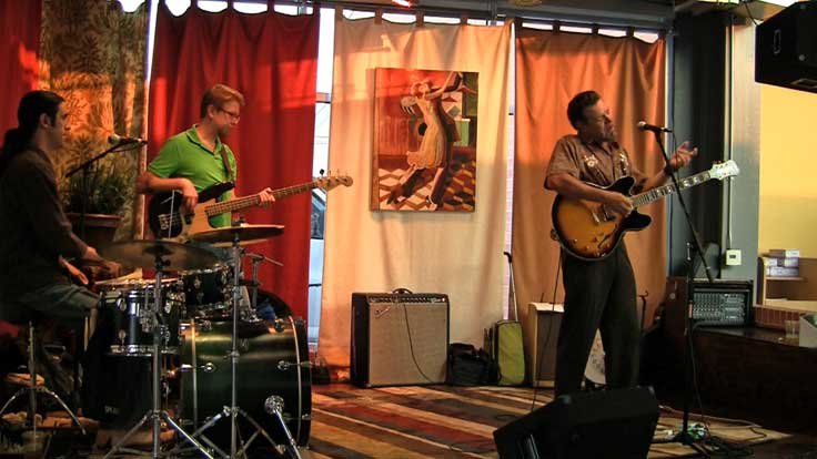 James Hinkle and his band played Central Market South in Austin on May 28, 2010