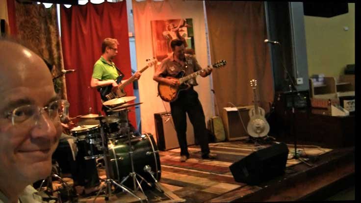 James Hinkle and his band played Central Market South in Austin on May 28, 2010