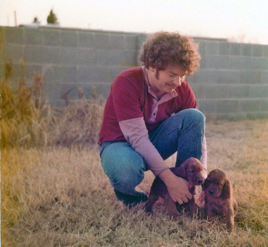 Martin with Brandy & brother 1975