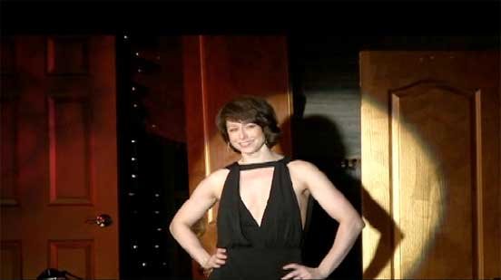 Paige Davis performs at the Cabaret Theatre