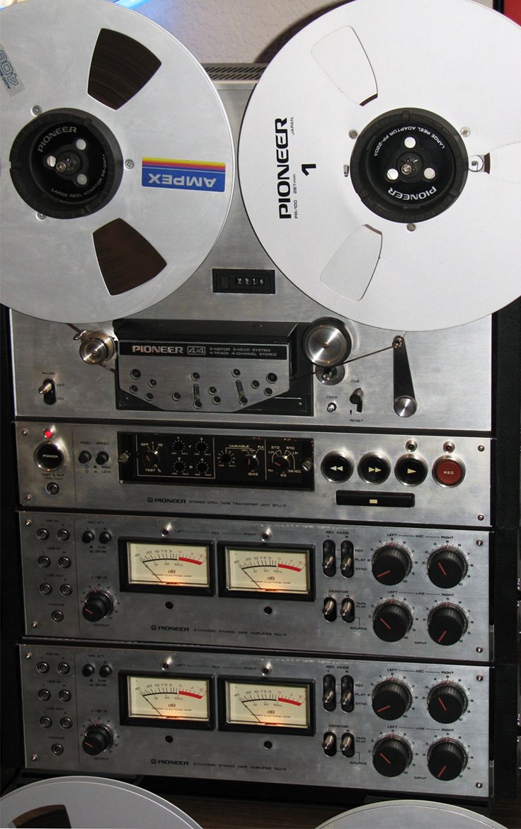 Pioneer RT-2044 reel tape recorder in the Phantom productions' vintage recording collection