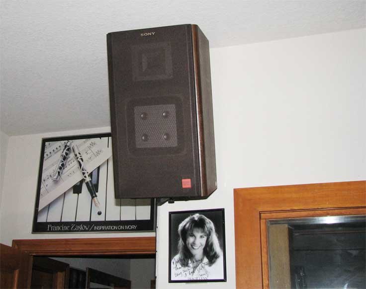 Sony APM 22ES speakers in phantom productions' studio