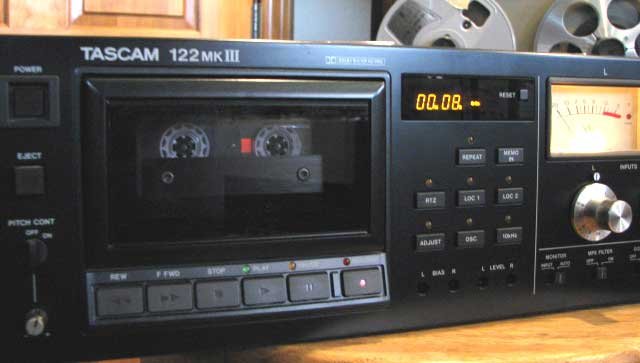 Tascam 122 MK III in Phantom Productions equipment