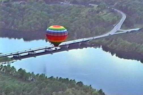 1991 Maryland Preakness Celebration hot air balloon photo