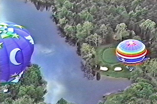 1991 Maryland Preakness Celebration hot air balloon photo