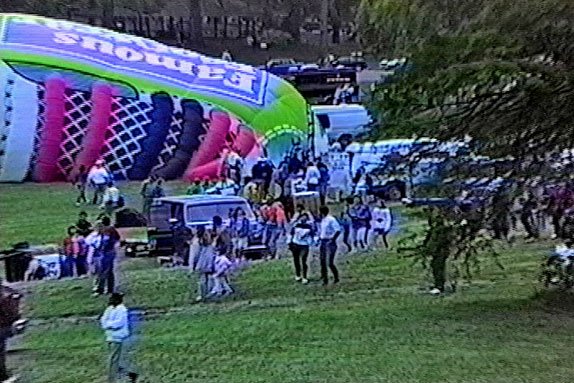1991 Maryland Preakness Celebration hot air balloon photo