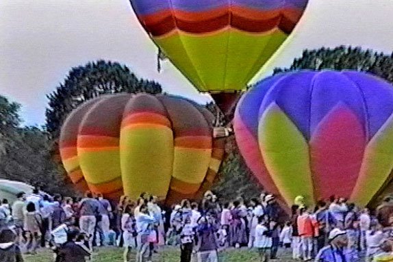 1991 Maryland Preakness Celebration hot air balloon photo