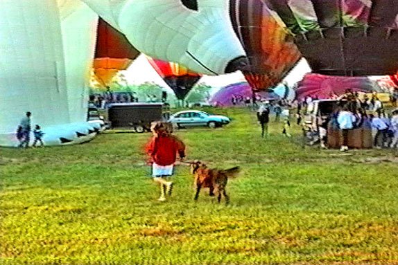 1991 Maryland Preakness Celebration hot air balloon photo
