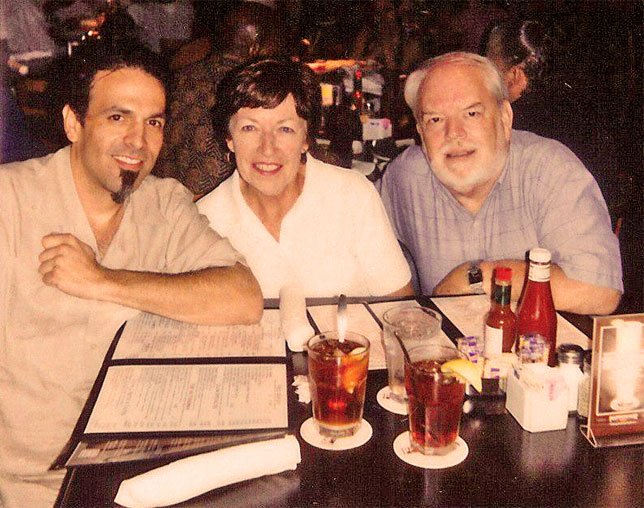 piccture of Ken, Chris & Martin at pappadeaux on Mother's Day 2006