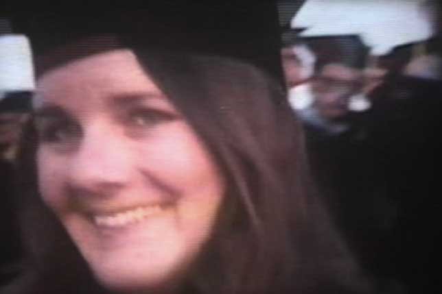 Carol receiving her Masters Degree from Sul Ross UNiversity